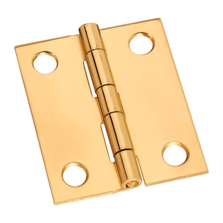 National Hardware National Hardware 1-1/2 in. L Solid Brass Door Hinge 2 pk N211-359